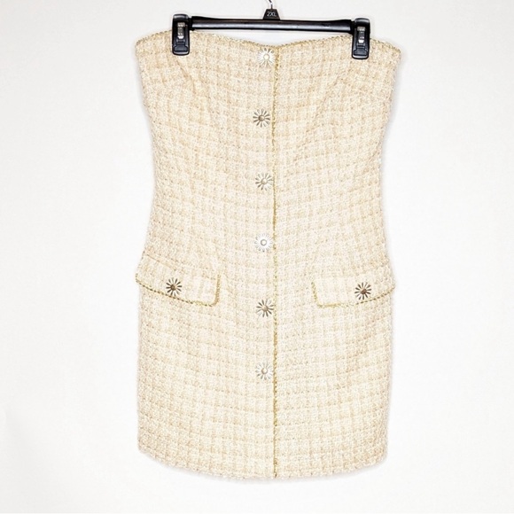 Eva Franco Yellow Strapless Dress - Picture 2 of 5